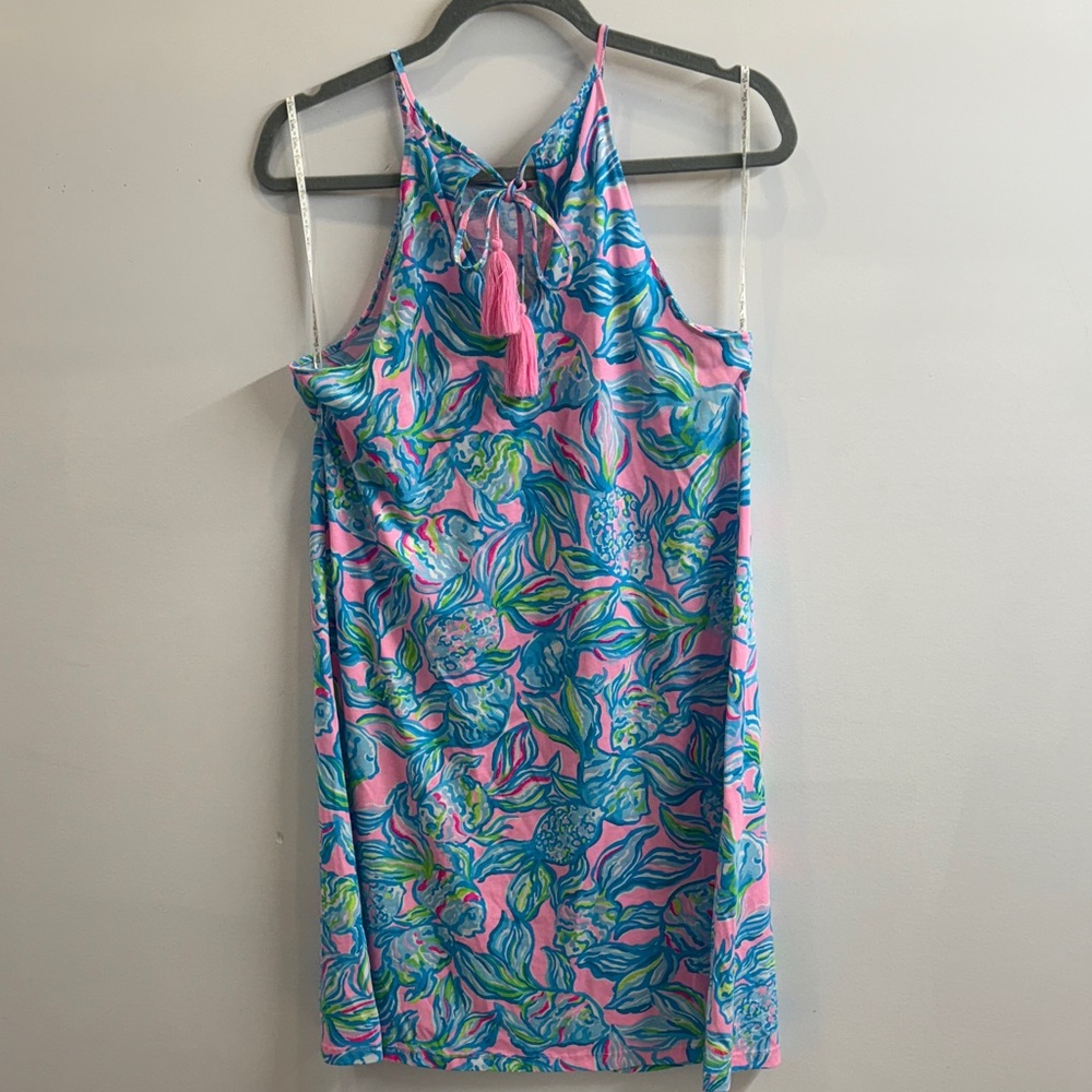 Lilly Pulitzer Blue and Pink Mini Dress - Picture 2 of 4